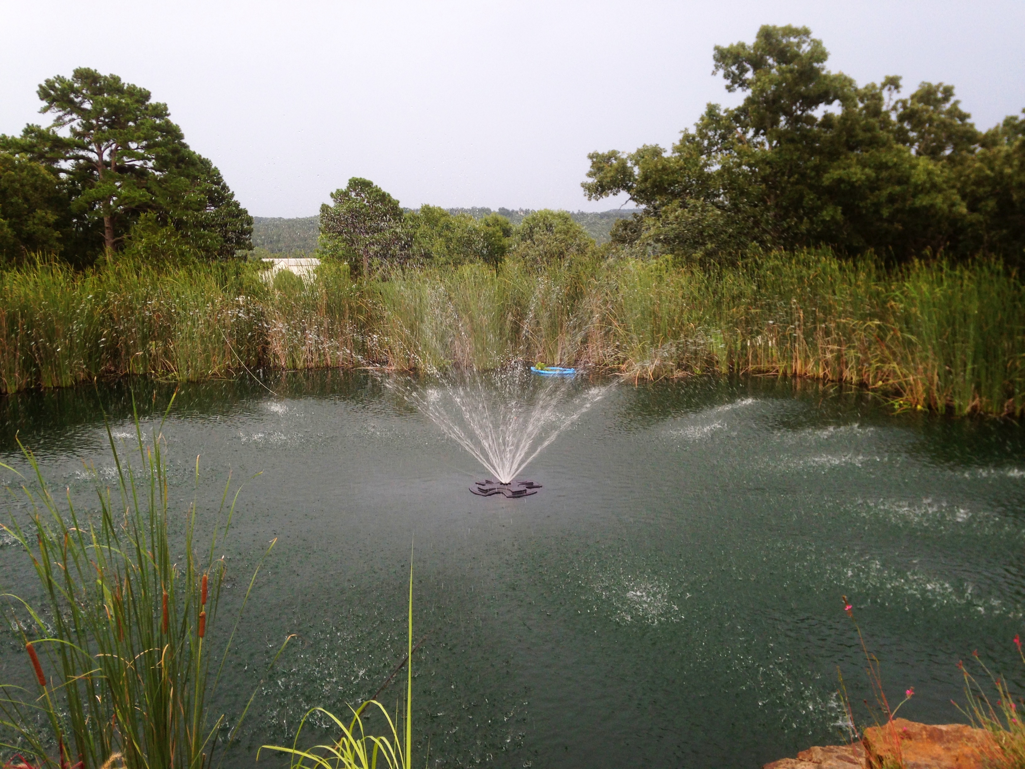 Eco Lake and Pond Fountain Outdoor Water Solutions Aquaculture